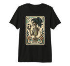 Soccer Mom Tarot Card Skeleton T-Shirt - Casual Everyday Wear Men Women