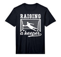 Mens Raising Soccer Keeper Mom T-Shirt - Casual Everyday Wear Men Women