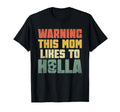Warning This Mom Likes To Holla Soccer T-Shirt - Unique Graphic for Adults