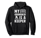 Proud Hockey Goalkeeper Grandpa Hockey Hoodie - Graphic Print Men Women