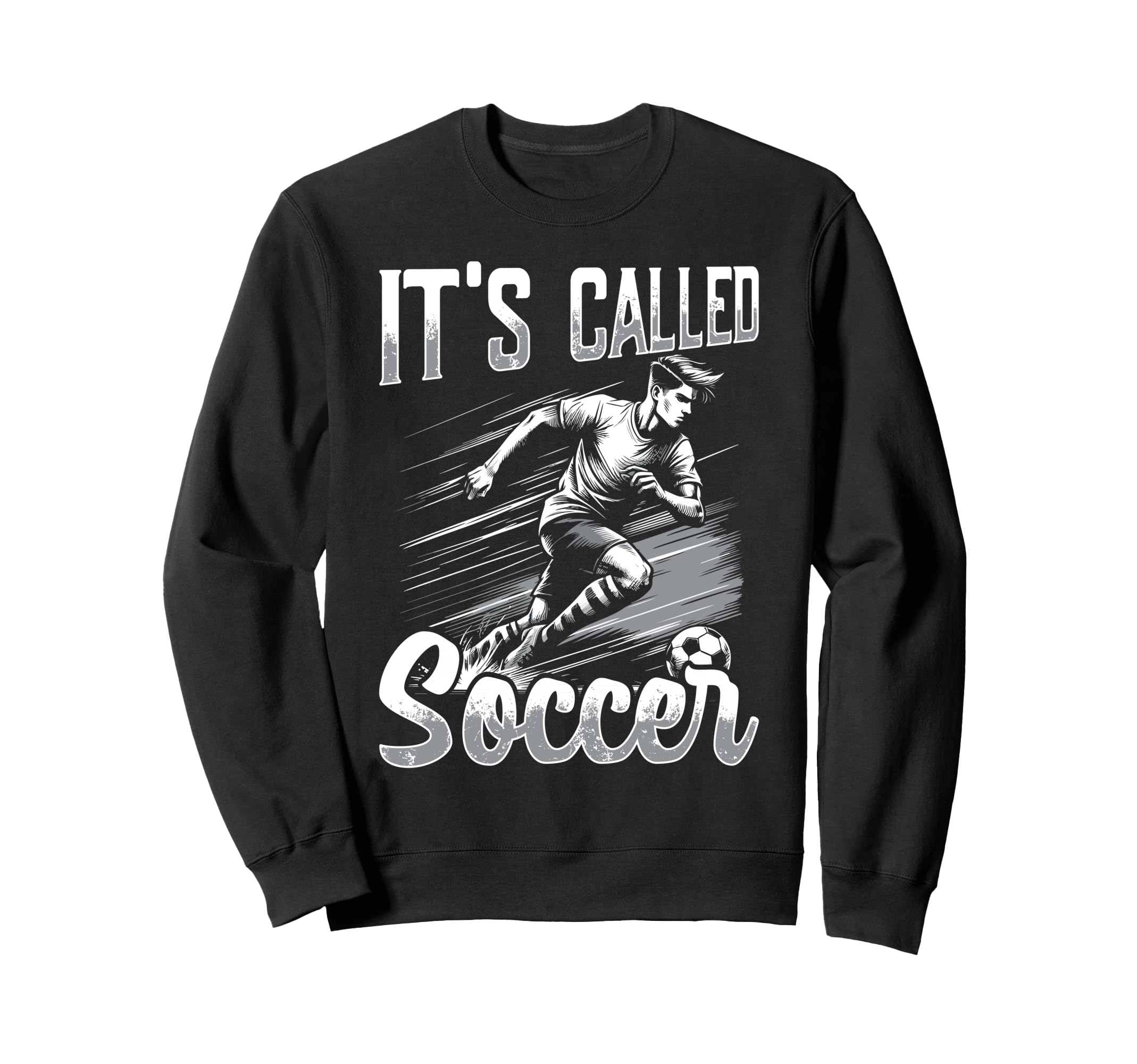 Funny Soccer Player Sarcastic Sweatshirt - Aesthetic Graphic Men Women