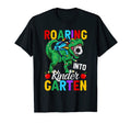 Funny Roaring Into Kindergarten T Rex T-Shirt - Unique Graphic Men Women