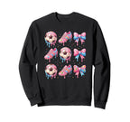 Soccer Lovers Ice Cream Drip Soccer Sweatshirt - Graphic Print for Adults