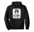 Proud And Loud Soccer Mami Messy Bun Hoodie - Graphic Print for Adults