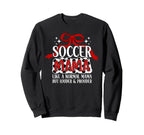 Soccer Mama Definition Soccer Mom Sweatshirt - Minimalist Print for Adults