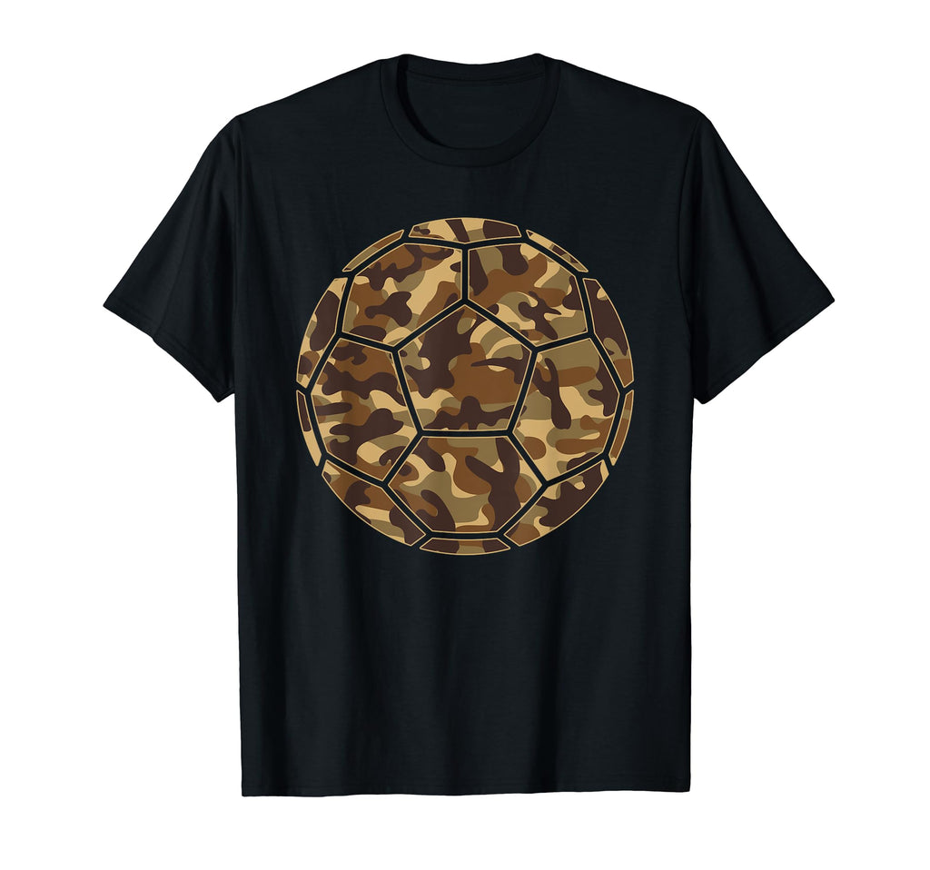 Soccer Player Camo Soccer Lover T-Shirt - Trendy Graphic Men Women