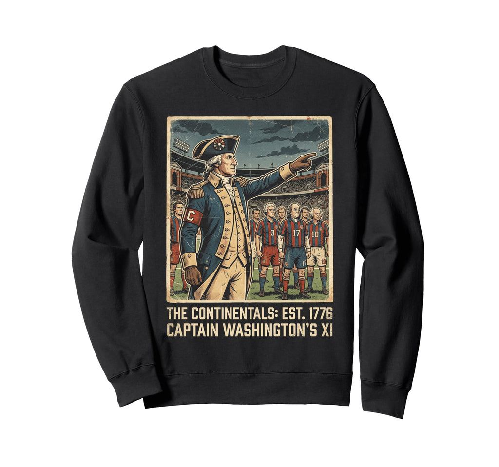 Captain Washingtons Xi Sweatshirt - Fun Novelty Design Men Women
