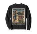Captain Washingtons Xi Sweatshirt - Fun Novelty Design Men Women