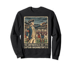 Captain Washingtons Xi Sweatshirt - Fun Novelty Design Men Women