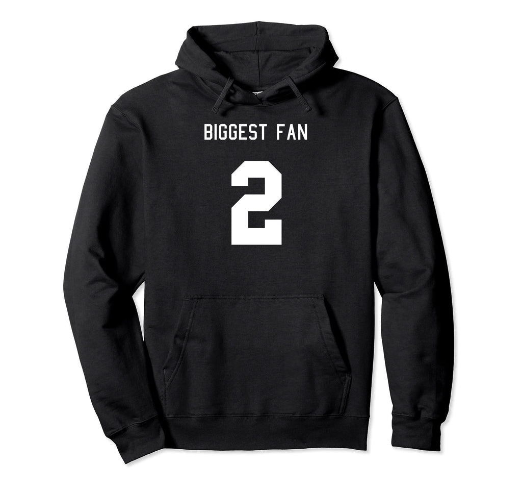 Number 2 Biggest Fan Sport Spirit Hoodie - Casual Everyday Wear Unisex
