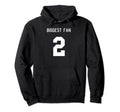 Number 2 Biggest Fan Sport Spirit Hoodie - Casual Everyday Wear Unisex