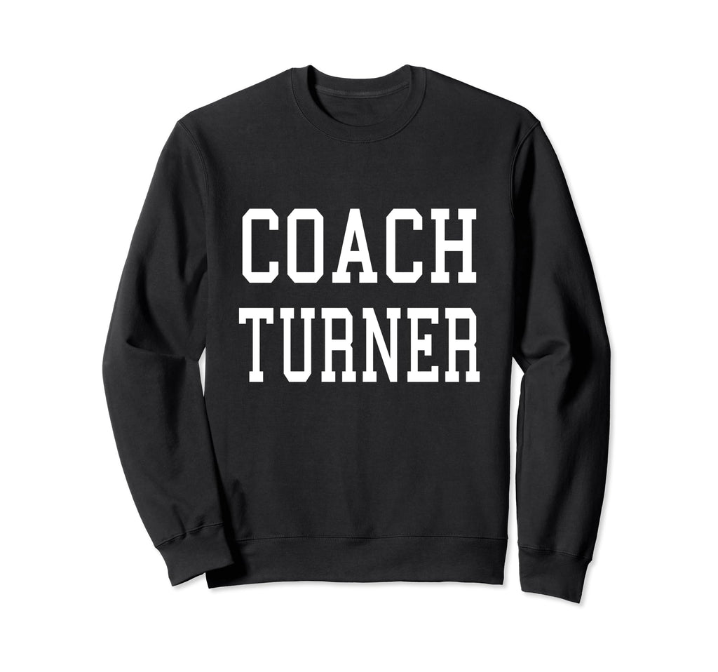 Coach Turner Custom Football Sweatshirt - Novelty Apparel for Adults
