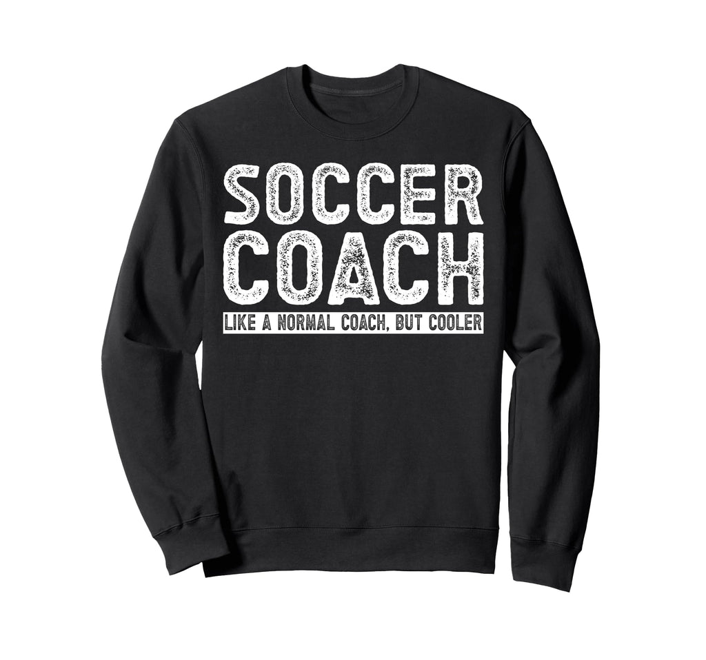 Soccer Coach Sweatshirt - Minimalist Print for Adults