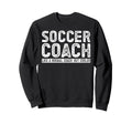 Soccer Coach Sweatshirt - Minimalist Print for Adults