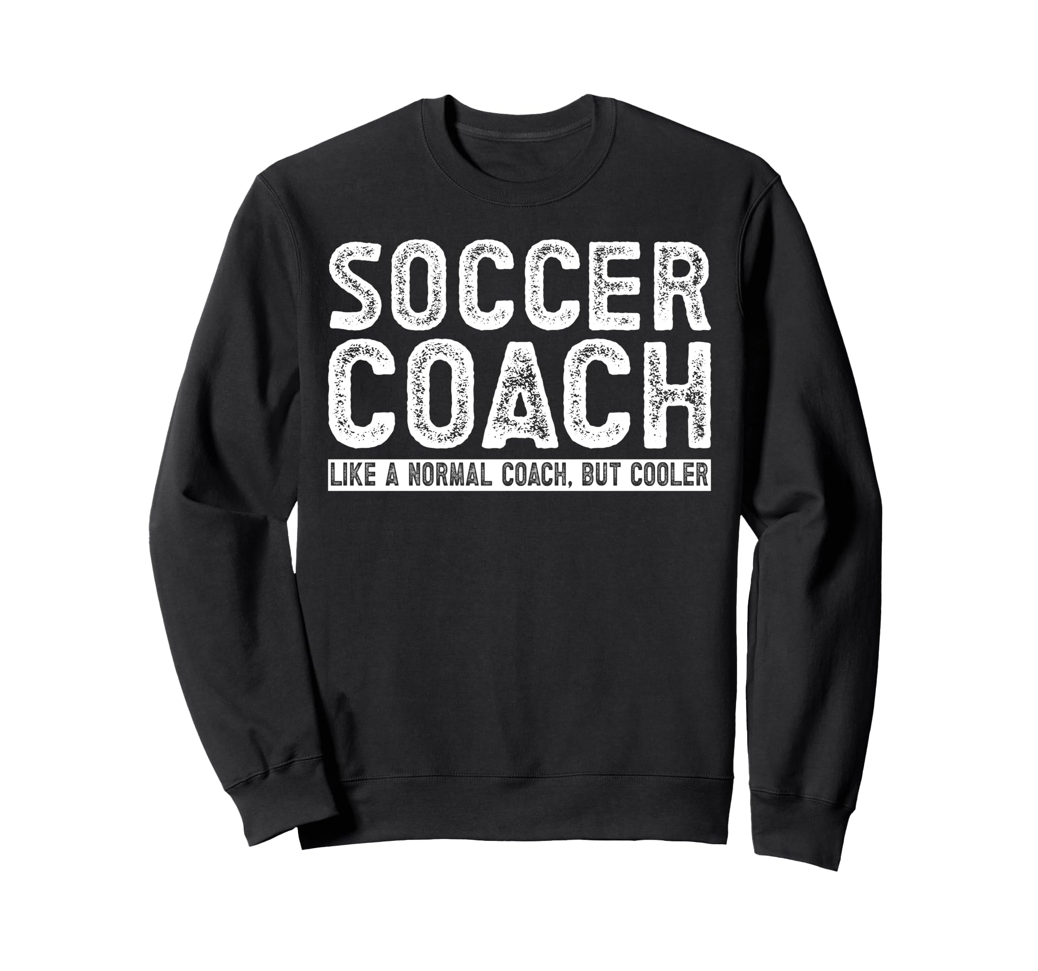 Soccer Coach Sweatshirt - Minimalist Print for Adults