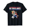 Dabbing Unicorn Netherlands Soccer Fans T-Shirt - Aesthetic Graphic Unisex