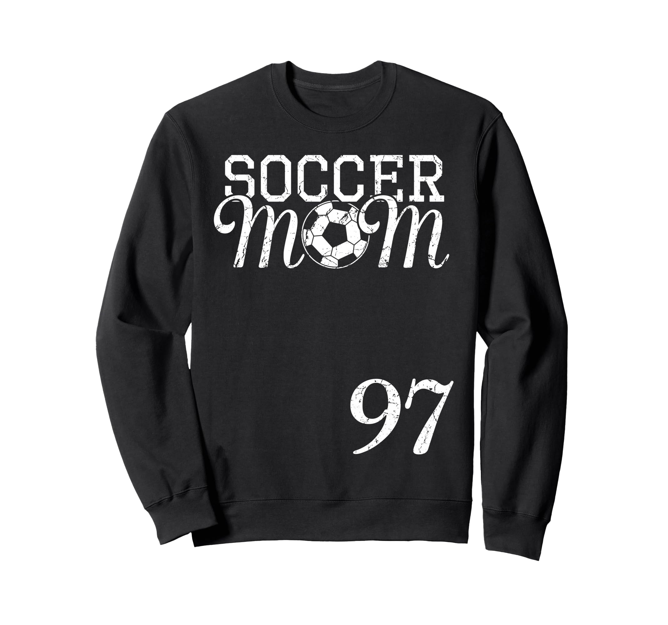 Soccer Mom Jersey Number 97 Favorite Sweatshirt - Minimalist Print Unisex
