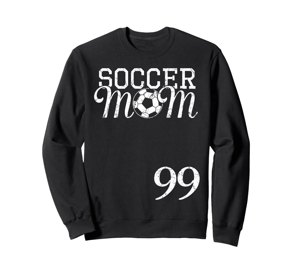 Soccer Mom Jersey Number 99 Sweatshirt - Fun Novelty Design for Adults