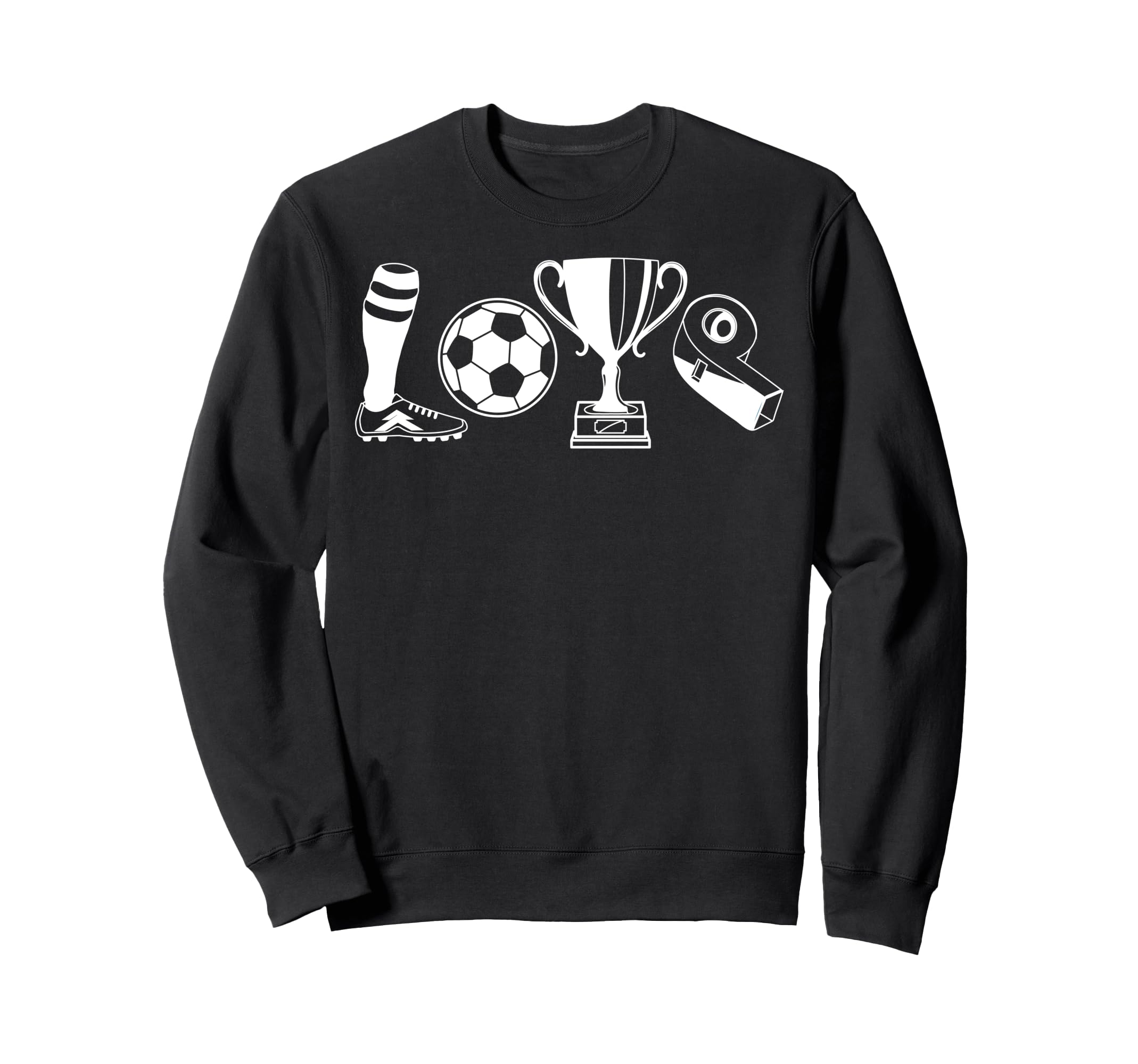 Soccer Love Gift Football Player Sweatshirt - Unique Graphic for Adults