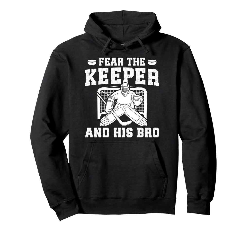 Funny Hockey Keeper Brother Hockey Hoodie - Streetwear Style Men Women