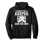 Funny Hockey Keeper Brother Hockey Hoodie - Streetwear Style Men Women