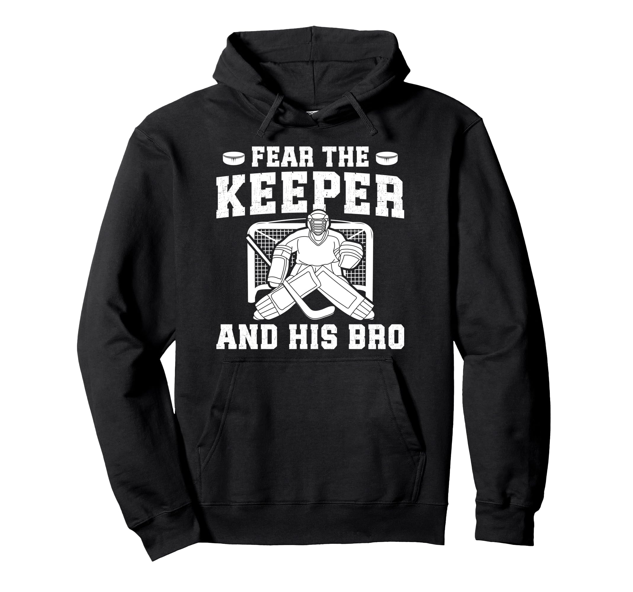 Funny Hockey Keeper Brother Hockey Hoodie - Streetwear Style Men Women