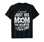 Im Not Just His Mom Im His Fan Soccer T-Shirt - Minimalist Print Unisex