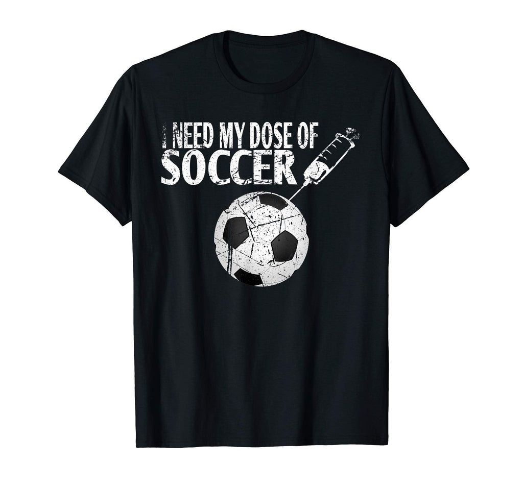 Soccer Player Vaccination Syringe T-Shirt - Streetwear Style Men Women