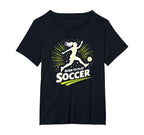 Born To Play Soccer Womens Inspirational T-Shirt - Novelty Apparel Unisex