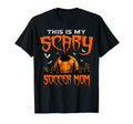 Halloween Scary Soccer Mom Player Ball T-Shirt - Unique Graphic Unisex