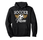Soccer Mom Mother Leopard Soccer Mom Hoodie - Unique Graphic Men Women