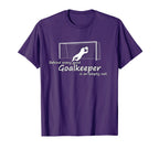 Soccer Goalie Football Goalkeeper T-Shirt - Minimalist Print Men Women