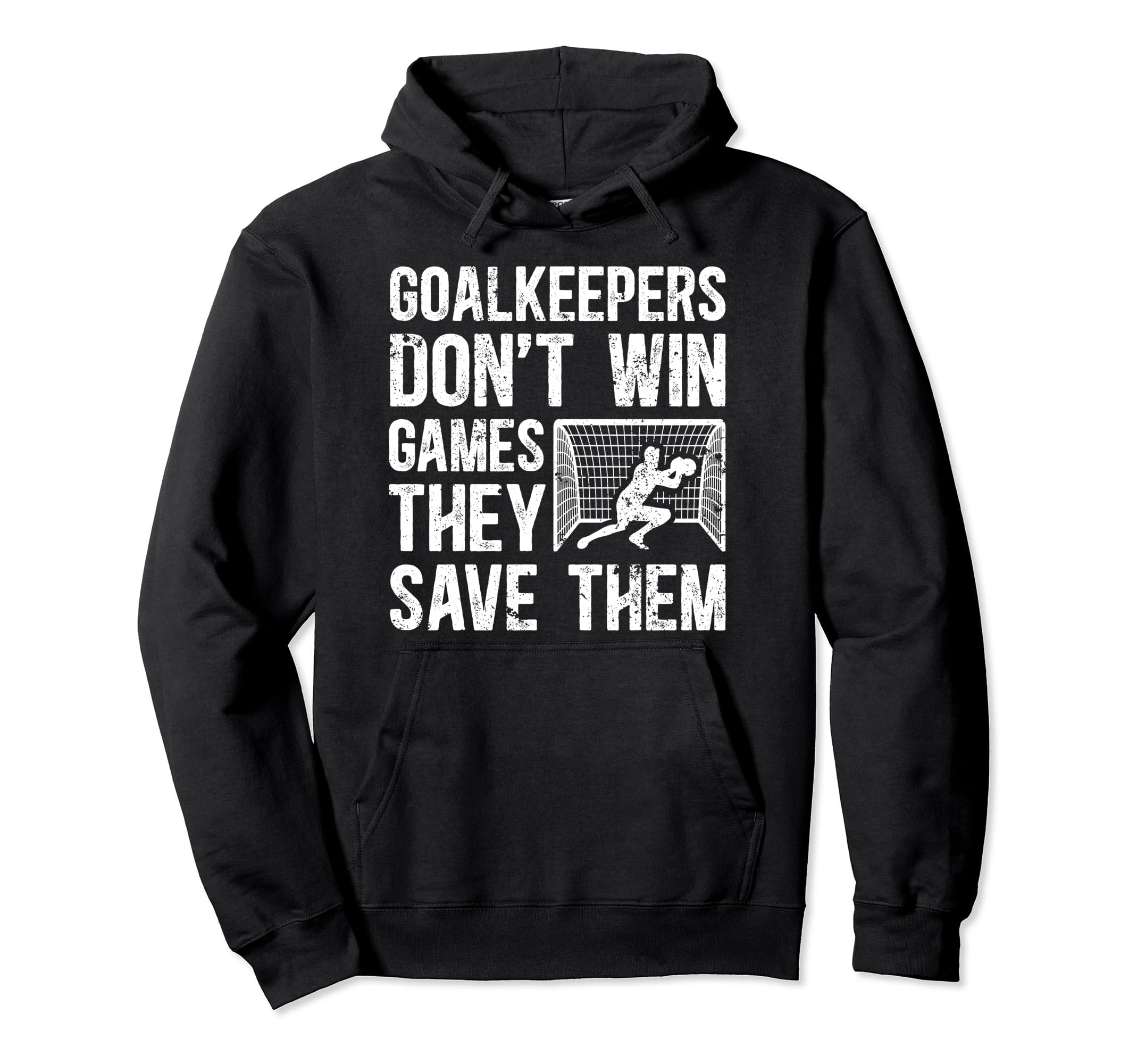 Soccer Goalkeeper Appreciation Hoodie - Aesthetic Graphic for Adults
