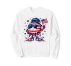 Patriotic Soccer Ball 4Th July Sweatshirt - Streetwear Style for Adults