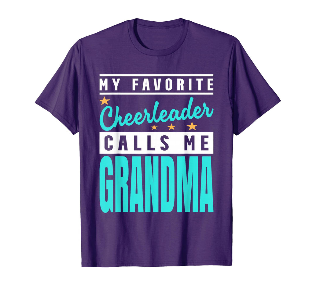My Favorite Cheerleader Calls Me T-Shirt - Fun Novelty Design Unisex