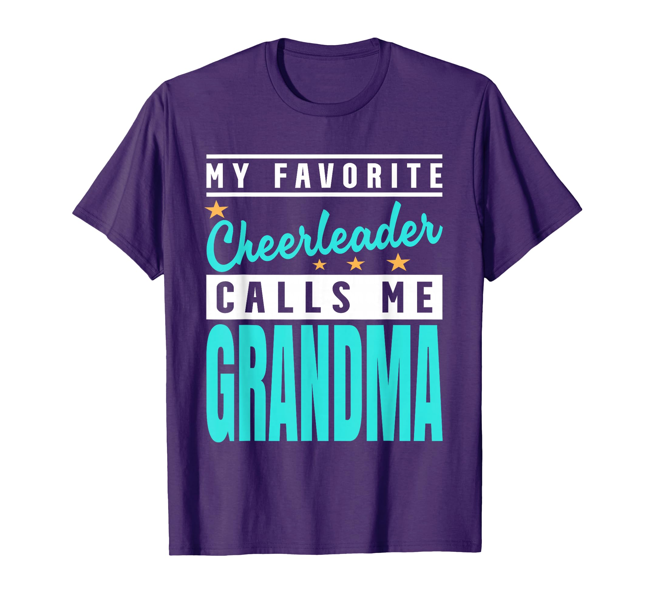 My Favorite Cheerleader Calls Me T-Shirt - Fun Novelty Design Unisex