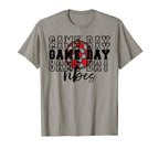 Game Day Vibes Soccer Game Day T-Shirt - Novelty Apparel Men Women