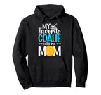 Proud Water Polo Goalkeeper Mom Hoodie - Fun Novelty Design for Adults