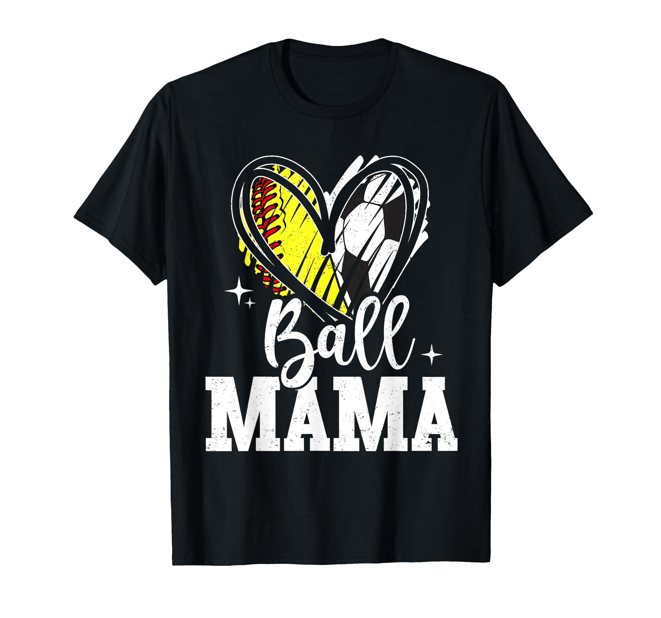 Ball Mama Softball Soccer Ball Mama T-Shirt - Streetwear Style Men Women