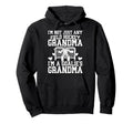 Field Hockey Goalie Grandma Field Hoodie - Fun Novelty Design Unisex
