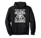 Field Hockey Goalie Grandma Field Hoodie - Fun Novelty Design Unisex