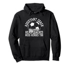 Soccer Assistant Coach Because Head Hoodie - Novelty Apparel Men Women