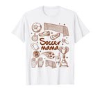 Soccer Mama Soccer Mom Loud Proud Game T-Shirt - Graphic Print for Adults