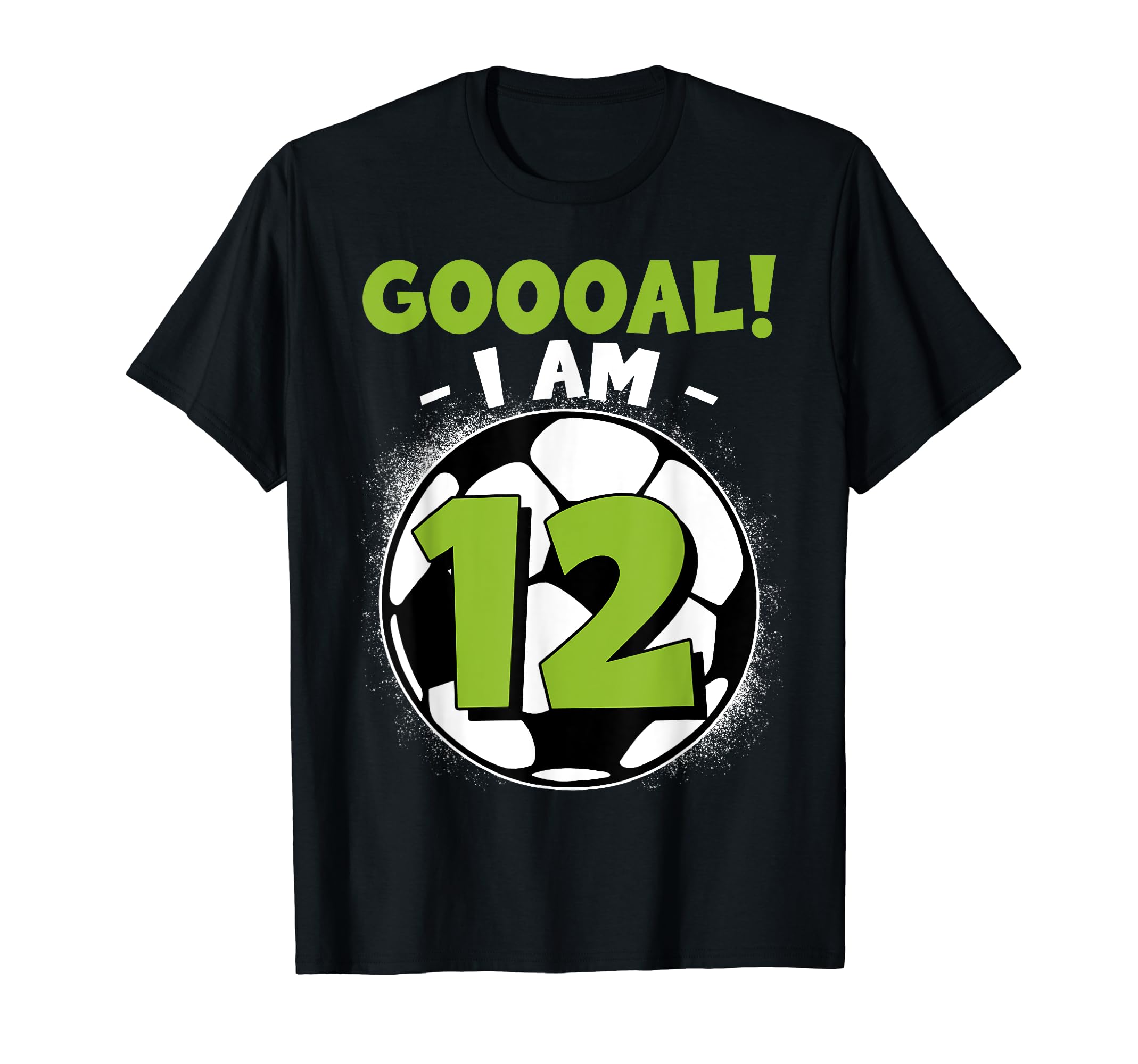 12 Year Old Birthday Soccer Themed T-Shirt - Streetwear Style for Adults