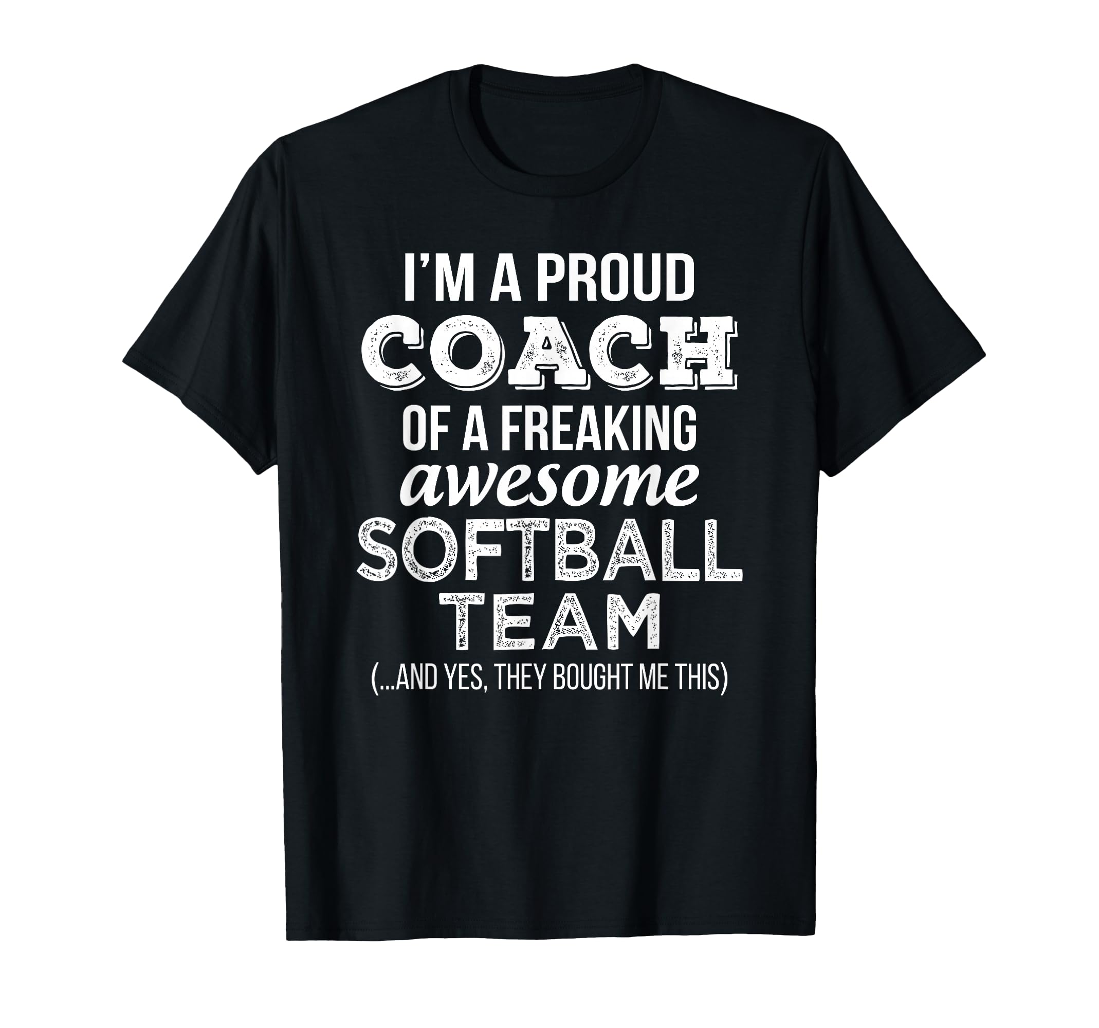Softball Coach Funny Thank You T-Shirt - Novelty Apparel Men Women