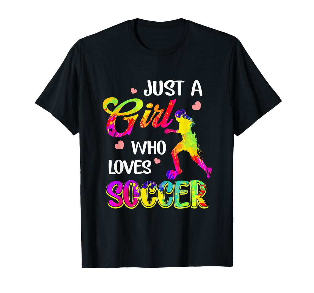 Just Loves Soccer Watercolor Painting T-Shirt - Unique Graphic for Adults