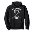 Lacrosse Goalkeeper Dad My Favorite Hoodie - Graphic Print for Adults