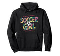 Soccer Colorful Soccer Player Hoodie - Aesthetic Graphic Men Women