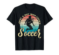 Just Who Loves Soccer Soccer T-Shirt - Minimalist Print Men Women