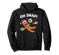 Oh Snap Gingerbread Goalie Funny Soccer Hoodie - Trendy Graphic Unisex